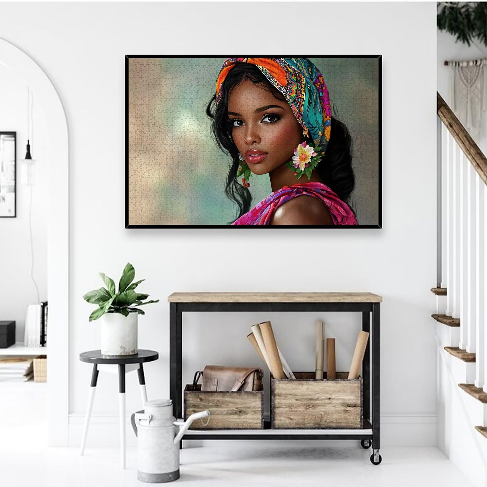 Puzzle 1000 Pezzi per Adulti, Puzzle Africa1000 Pezzi Arte per Adulti e Ragazzi, Misura: 75x50 cm, Puzzles Donna in Legno Impegnativi, Puzzles per Idea Regalo Donna e Uomo, Decorazioni Casa, -2992