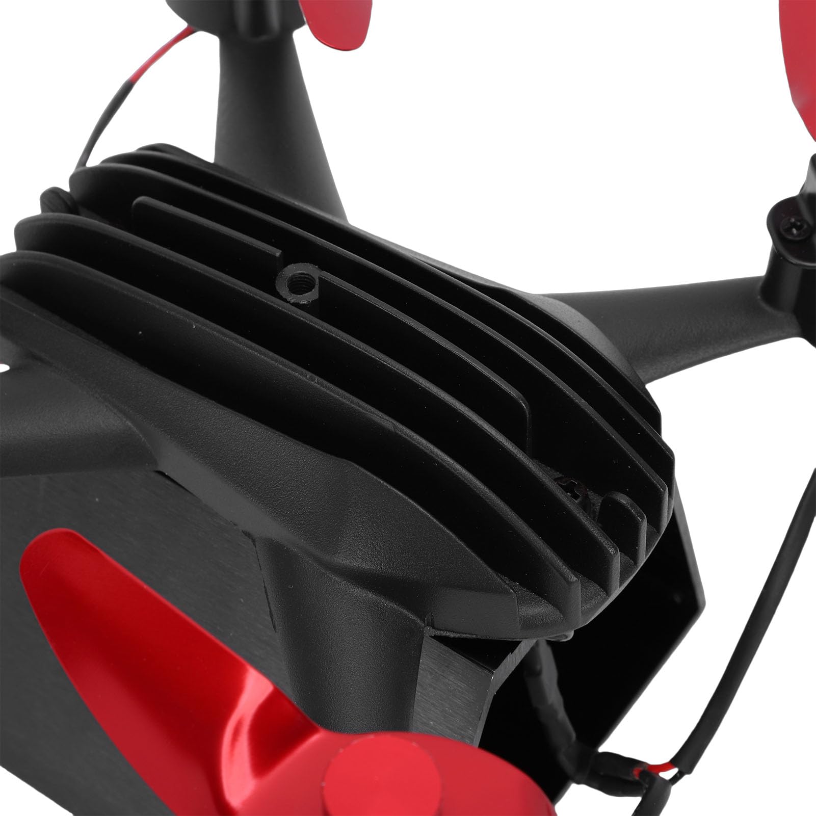 Ventola Termica per Stufa a Legna in Lega di Alluminio, Forma a Drone, 1000-1600rpm ≤25db, per Caminetto a Pellet e Gas, Montaggio a Parete