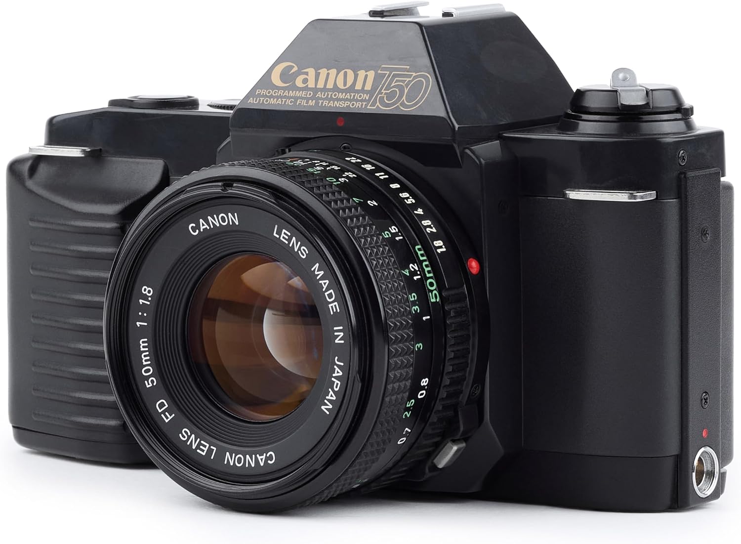Canon T50 35mm SLR Film Camera Camera Kit with Canon FD Mount Zoom Lens. (Renewed)