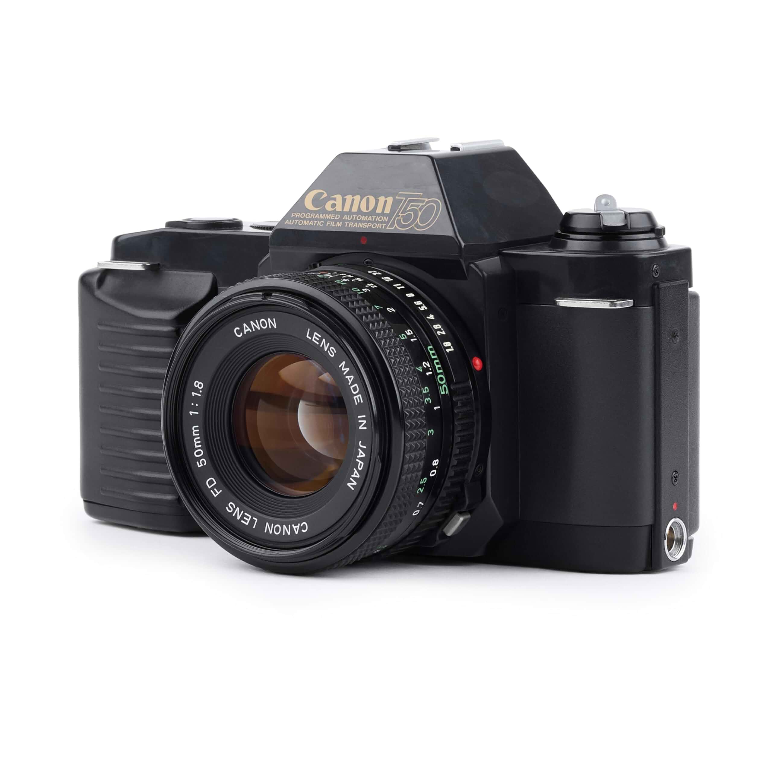 Amazon RenewedT50 35mm SLR Film Camera Camera Kit with Canon FD Mount Zoom Lens. (Renewed) SLR