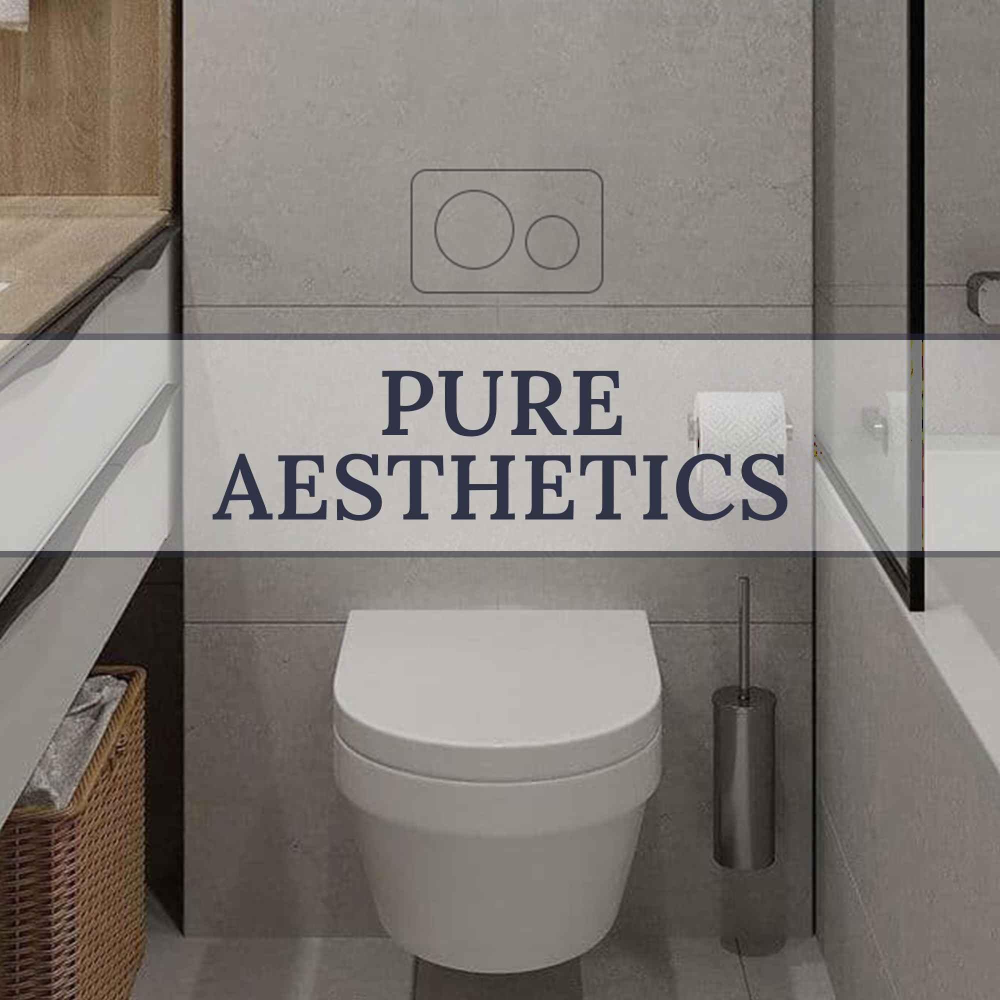 Set complet – Plaque de déclenchement de WC invisible et carrelable avec fixation magnétique – Compatible avec Geberit Sigma, Tece & plus – Installation affleurée pour un design de