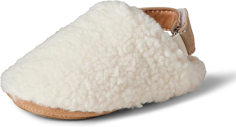 Amazon Essentials Unisex Babies' Sherpa Clogs with Back Strap