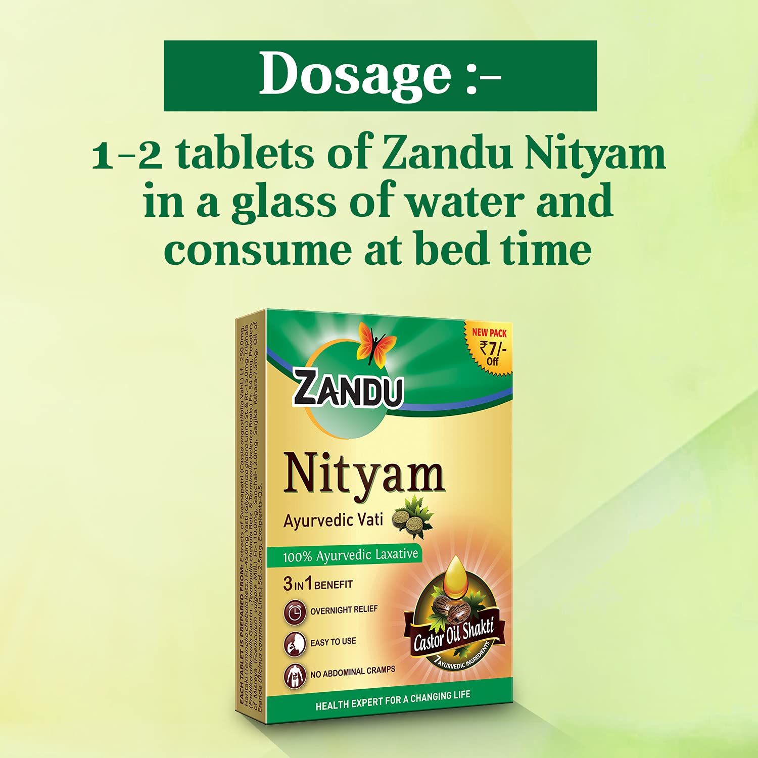 Zandu Tableta de Nityam (48 Unidades (Paquete de 1))