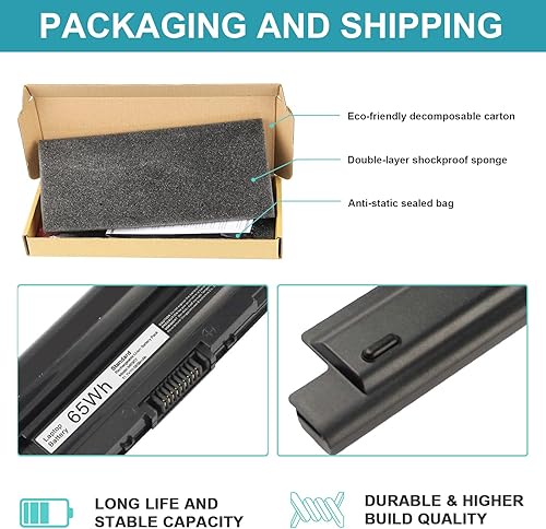 Miniatura 4 de Dell - Batería para portátil Dell Latitude 3440 3540 312-1433 Mr90y XCMRD, Dell Inspiron 15-3521 15-3531 15-3537 15-3542 15-3543 15r-5521 15r-5537