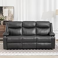 Vista 12 de Juego de Sofá Reclinable PALLOME - Juego de Sofá Reclinable, Juego de Muebles Reclinables de 2 Piezas, Sofá Reclinable de 3 Plazas y Sillón