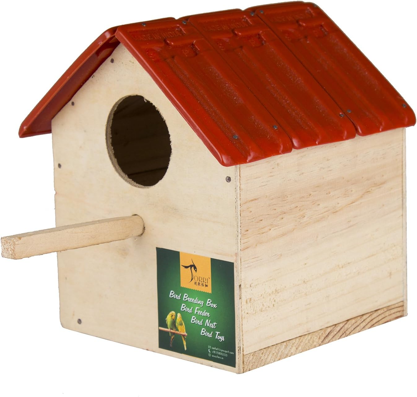Torriยฎ Bird House Nest Box for Budgies and Finches