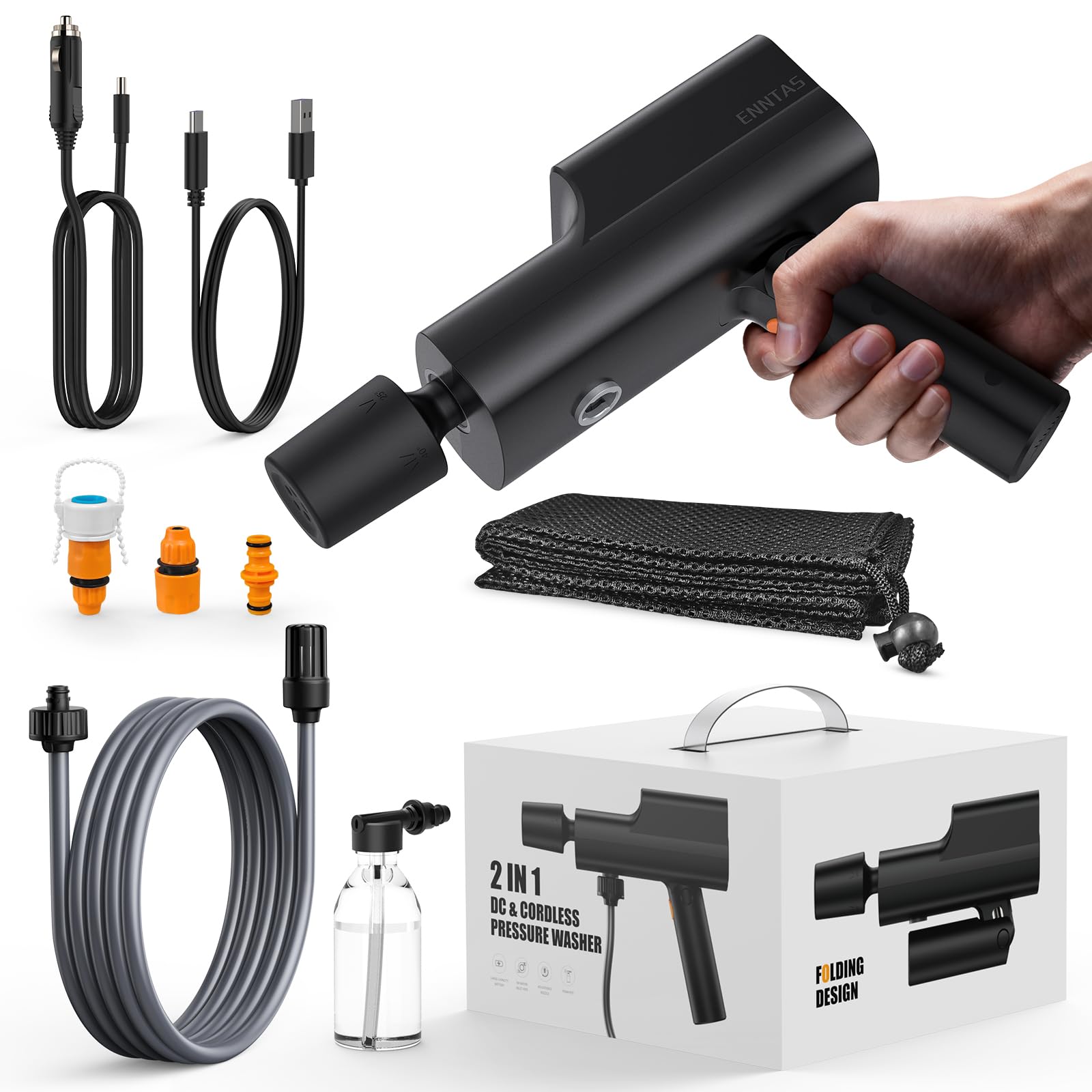 Cordless Pressure Washer 12000mAh Battery