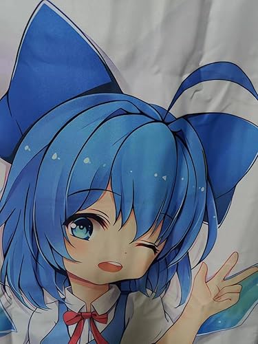 Miniatura 3 de Touhou Project Cirno - Funda de almohada corporal Dakimakura (59.1 x 19.7 pulgadas59.1 x 19.7 in)