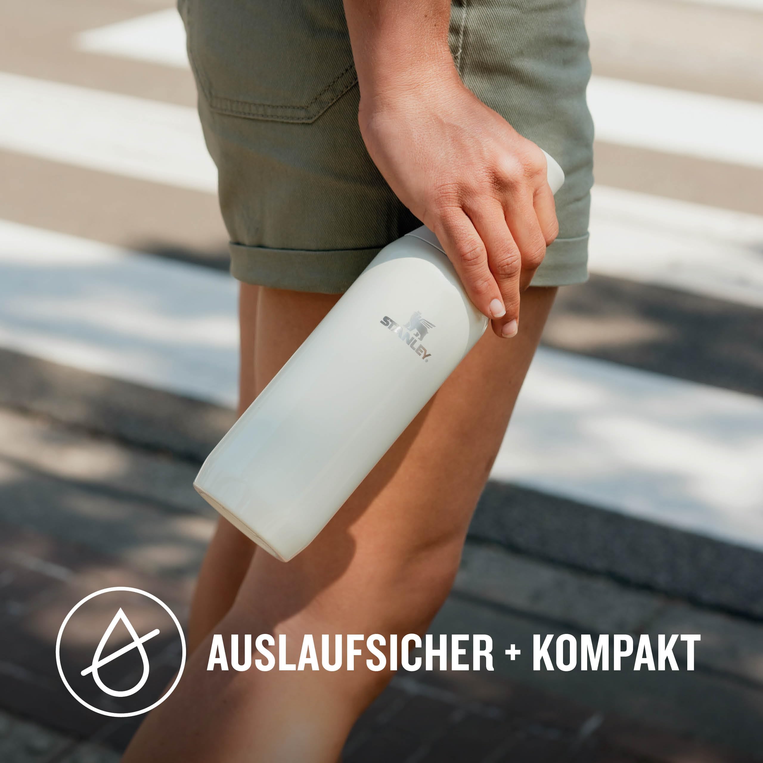 Stanley 1913 All Day Slim Trinkflasche Edelstahl 0.6L - Thermosflasche Kühlt 6 Stunden - 11 Stunden Eisgekühlt - BPA-Frei - Auslaufsichere Wasserflasche - Spülmaschinenfest - Rose Quartz | Kühlt 6 Std. - 11 Std. eisgekühlt - Auslaufsicher - BPA-frei - Spü