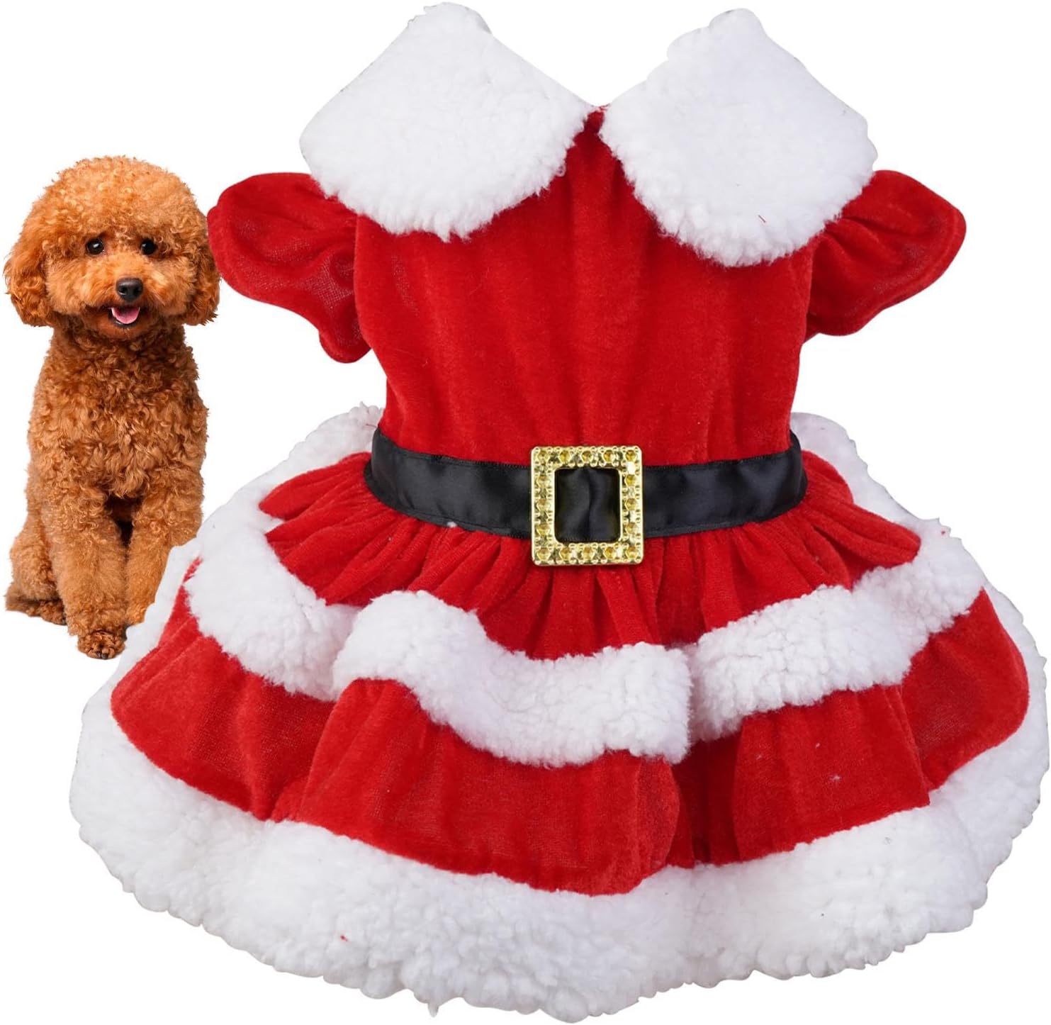 Dog Christmas Costume Dog Christmas Costume Santa Claus Cotton Puppy
