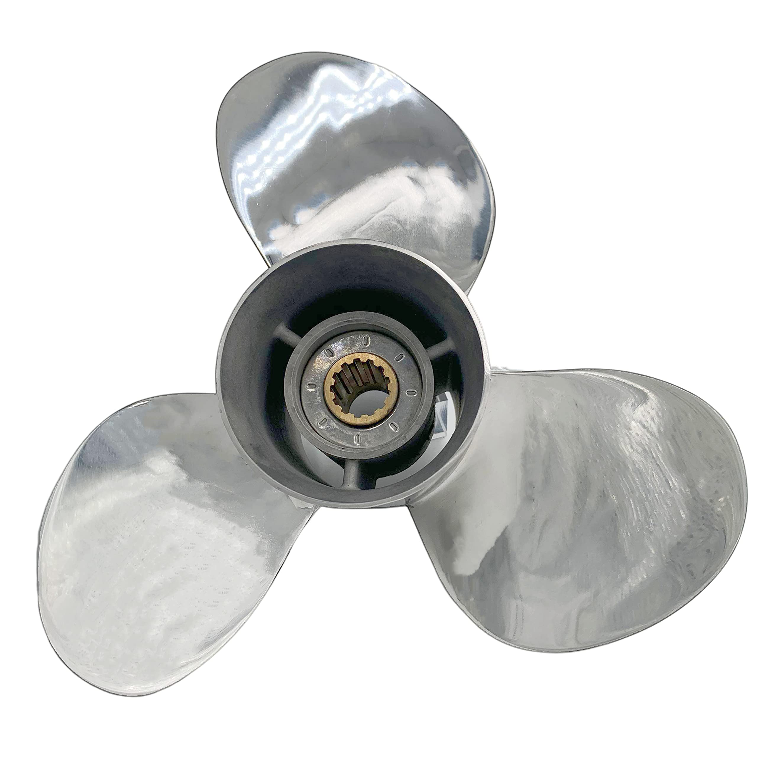 Elica 35-65HP 11-5/8X11 in acciaio inox 13 denti SS Prop per Suzuki fuoribordo