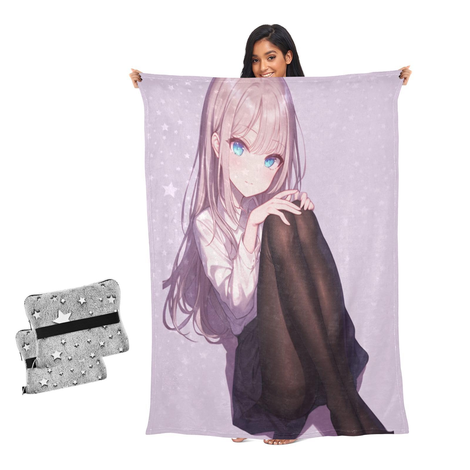 Manta para sofá de anime y dibujos animados para decorar el salón de casa