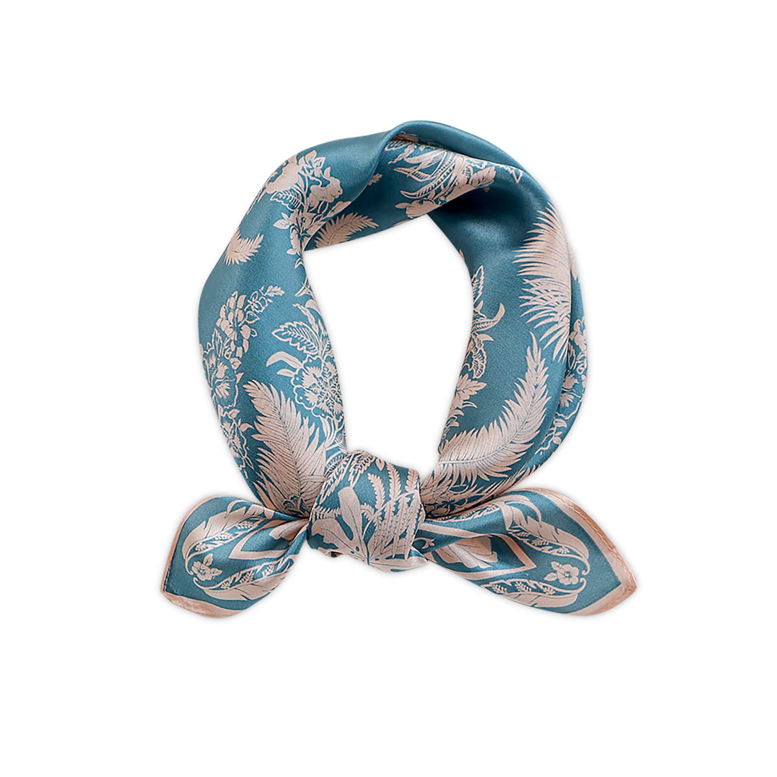 LumiSyne Silk Scarf Women Square Scarves Classic Houndstooth Plaid Pattern Retro Horse Printed Soft Satin Small Scarves Decorative Hairband Multi-Functional Neck Scarf Neckerchief Bandana Headwear