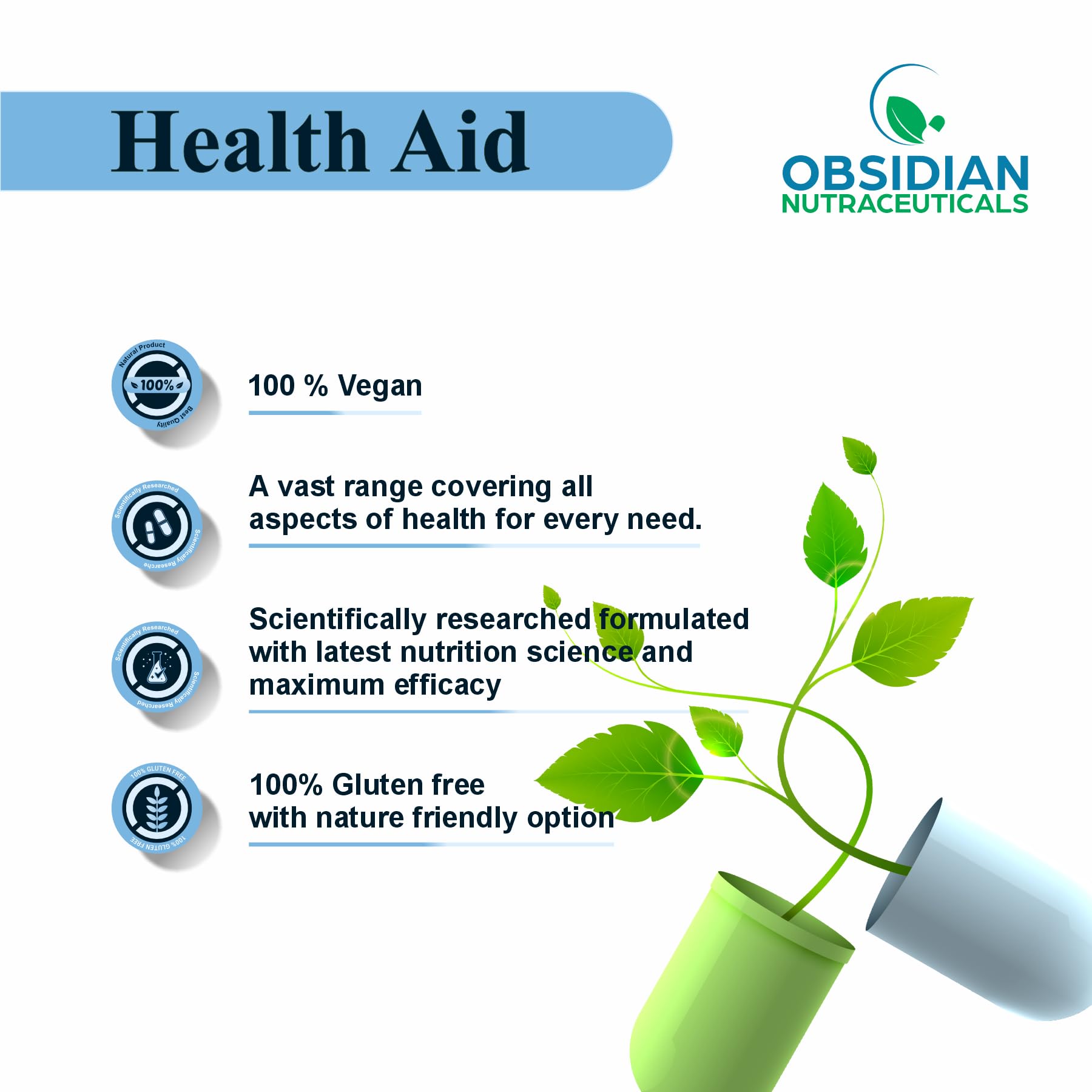 OBSIDIAN NUTRACEUTICALS | Quercetin 100 mg, 60 Vegetarian Capsules | Pure Bioflavonoid Antioxidant Supplement, Immune Support, Cellular Health | 4