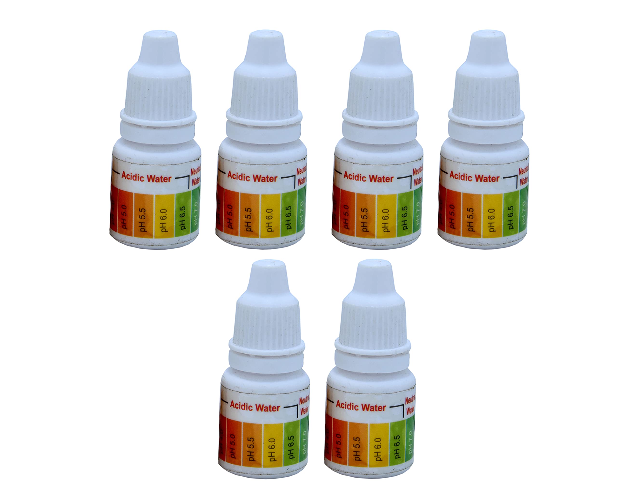 BIOWAY 6PCS Combo PH Testing Liquid Solution KIT for Testing Water-picture-11