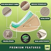 Vista 3 de Garden Winds Cubierta superior de repuesto RipLock 350 reforzada compatible con fácil montaje de 10 x 12 pies, modelo MSD236247917053 - Gris pizarra