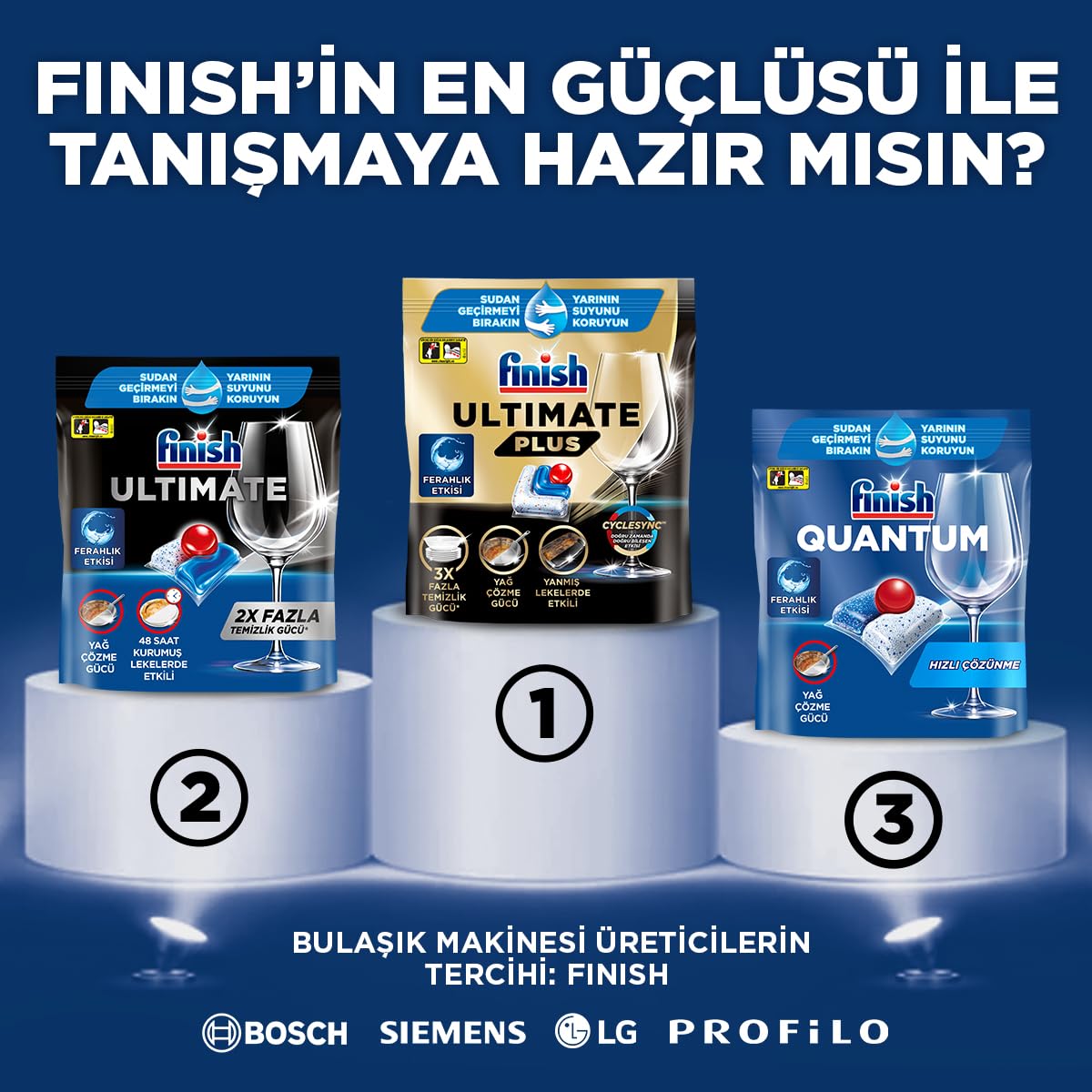Finish Quantum 15 Tablet Bulaşık Makinesi Deterjanı