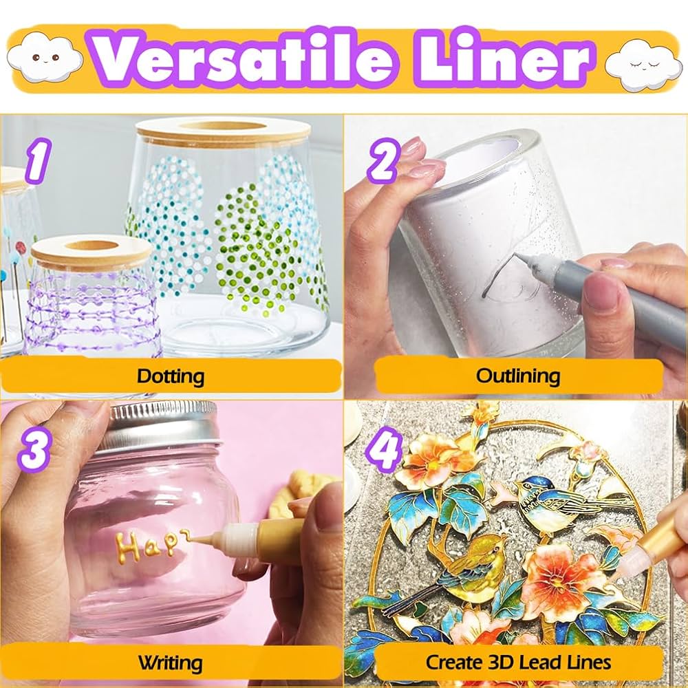 Turner'sガラスペイント・ライナー・A4アクリルスタンド画材