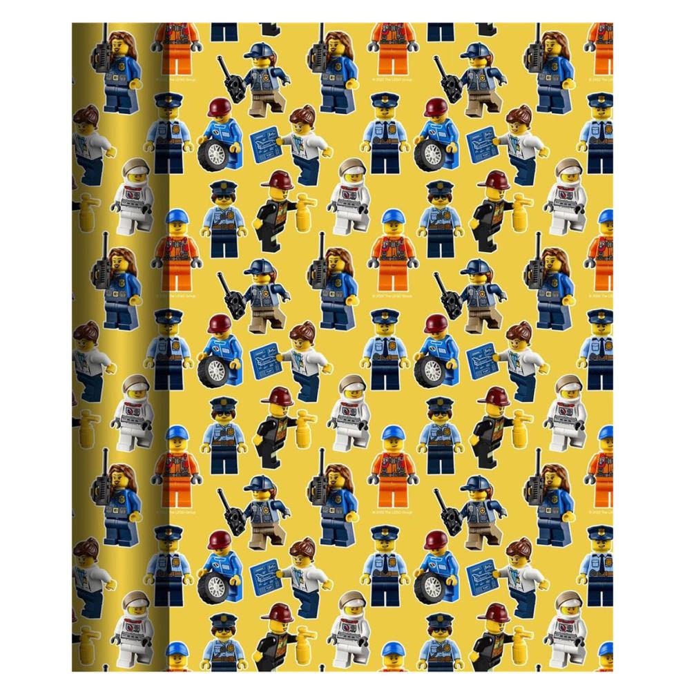 Lego Characters 2m Roll Wrap