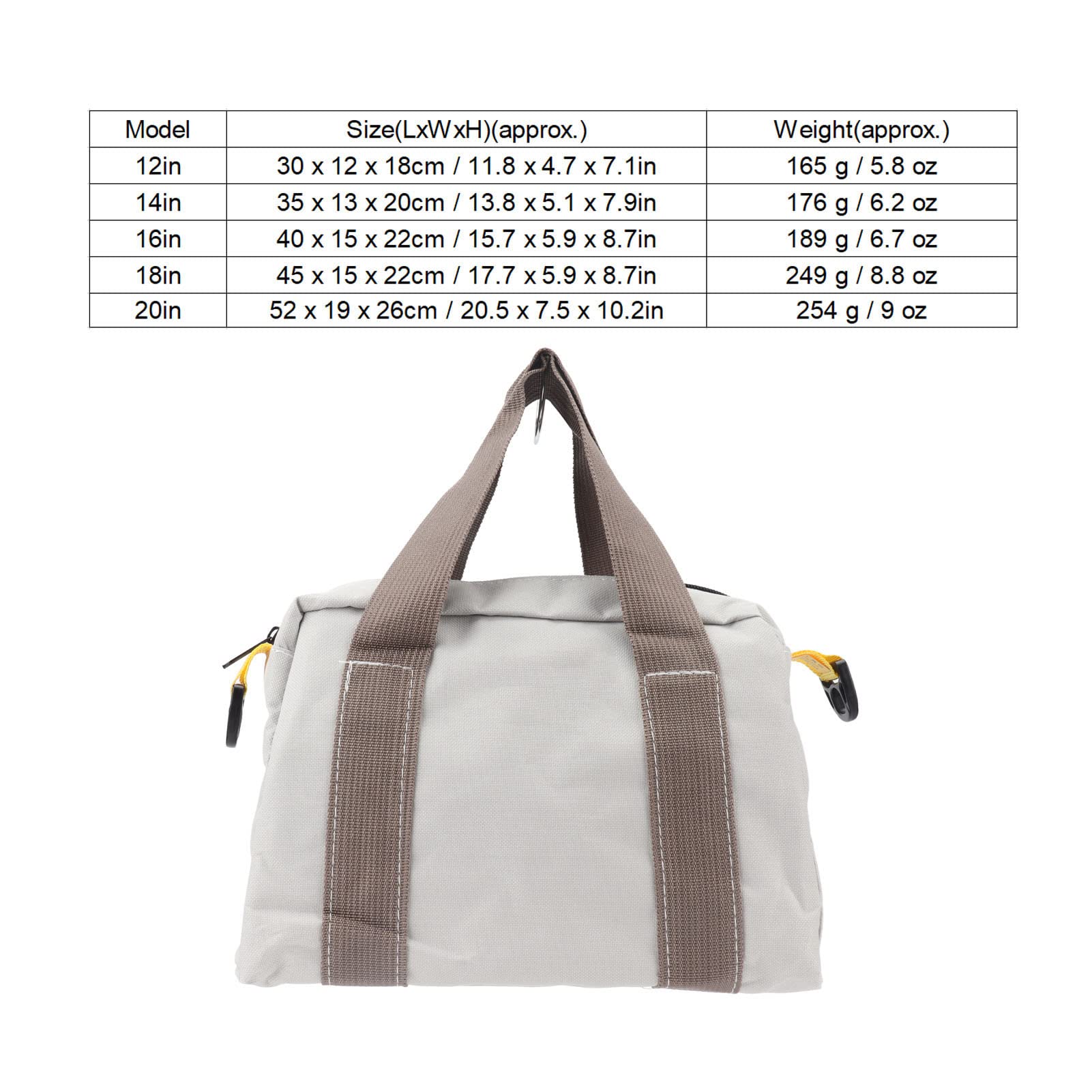 VBESTLIFE Sac De Rangement Pour électricien Sac à Outils Durable