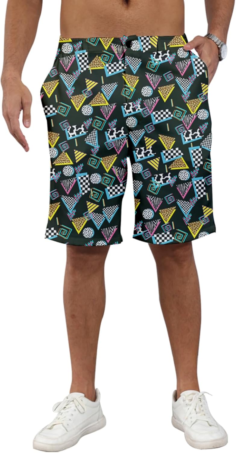 Men's Golf Dress Shorts Casual Lightweight with Pockets Stretch Outdoor Work Comfortable