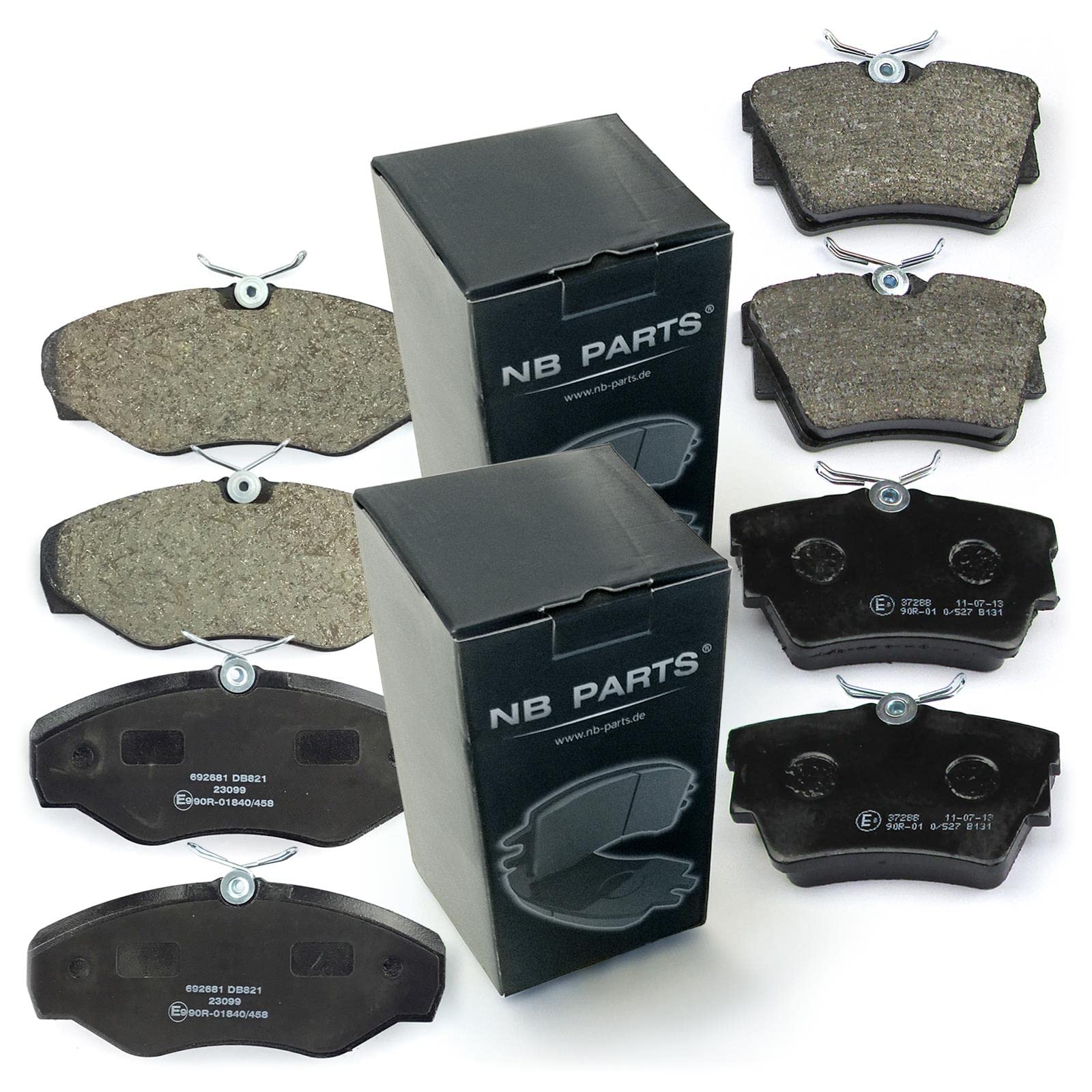 NB Parts Alemania 10042384 freno Pastillas de Freno delantera + trasera