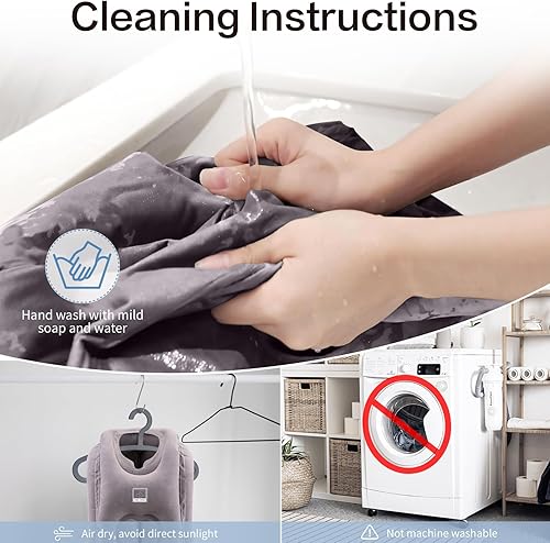 Miniatura 6 de VISTA VERDE Almohada de cuello de avión de viaje, cómodas almohadas cervicales para aliviar el dolor, almohada inflable para viajar en avión, siesta