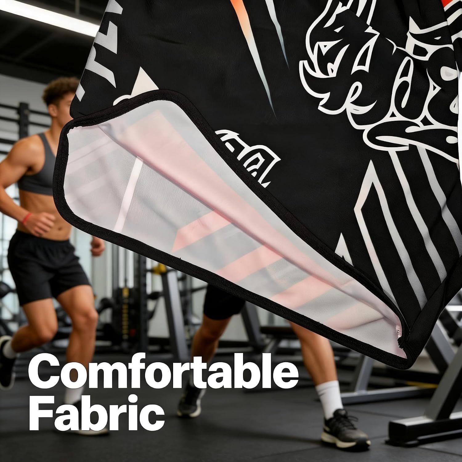 Boxing Shorts for Men，Boxing Trunks for Halloween,Gym and Sport