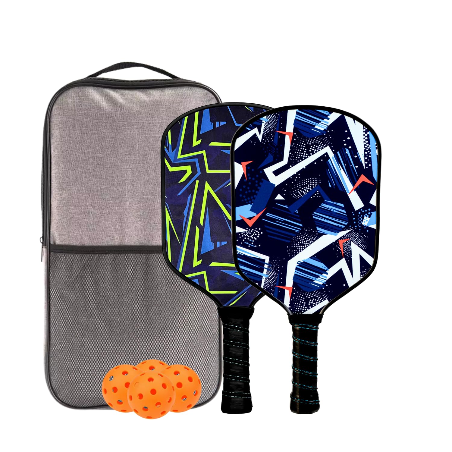 Everhype Carbon Fibre Pickleball Paddle, Polypropylene Honeycomb Core, 19 mm Thickness, Premium Grip, 225g, 4 Performance Balls, Bag (Performance Series) (B0DJD3X8JV) Amazon Price History, Amazon Price Tracker