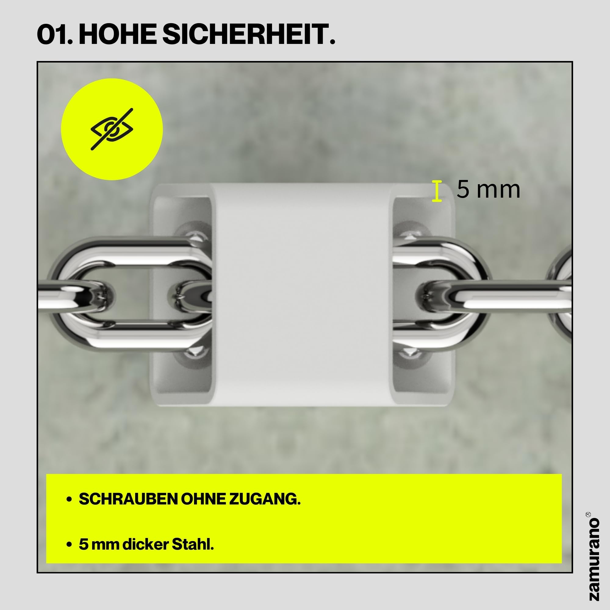 Wandanker Für Fahrräder - 5mm Stahl, Diebstahlsicher, Für Garage & Außenbereich