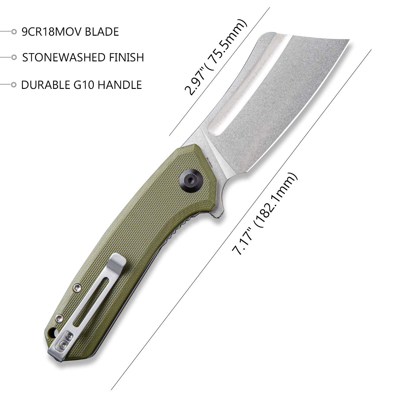 ●ILLIGO● Atypical Pocket Back Butter 5009335016 Amazon.com: CIVIVI Mini Bullmastiff Pocket knife, Stout