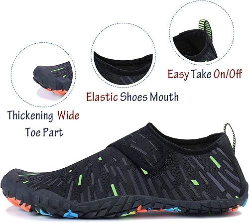 Miniatura 6 de Calzado para deportes acuáticos para hombre y mujer, tenis de secado rápido, para piscina, playa, surf, senderismo, parque acuático