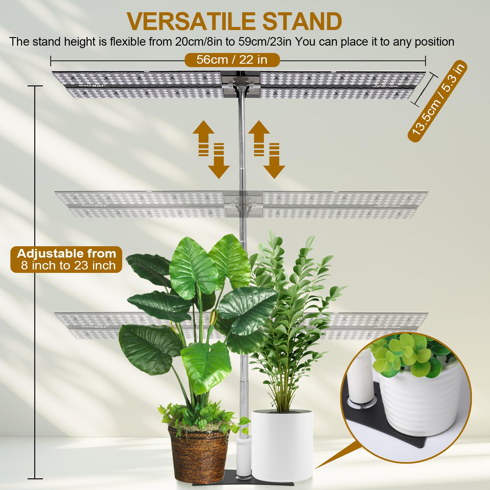 Amazon.co.jp: JCBritw 200W植物育成ライトLED フルスペクトル