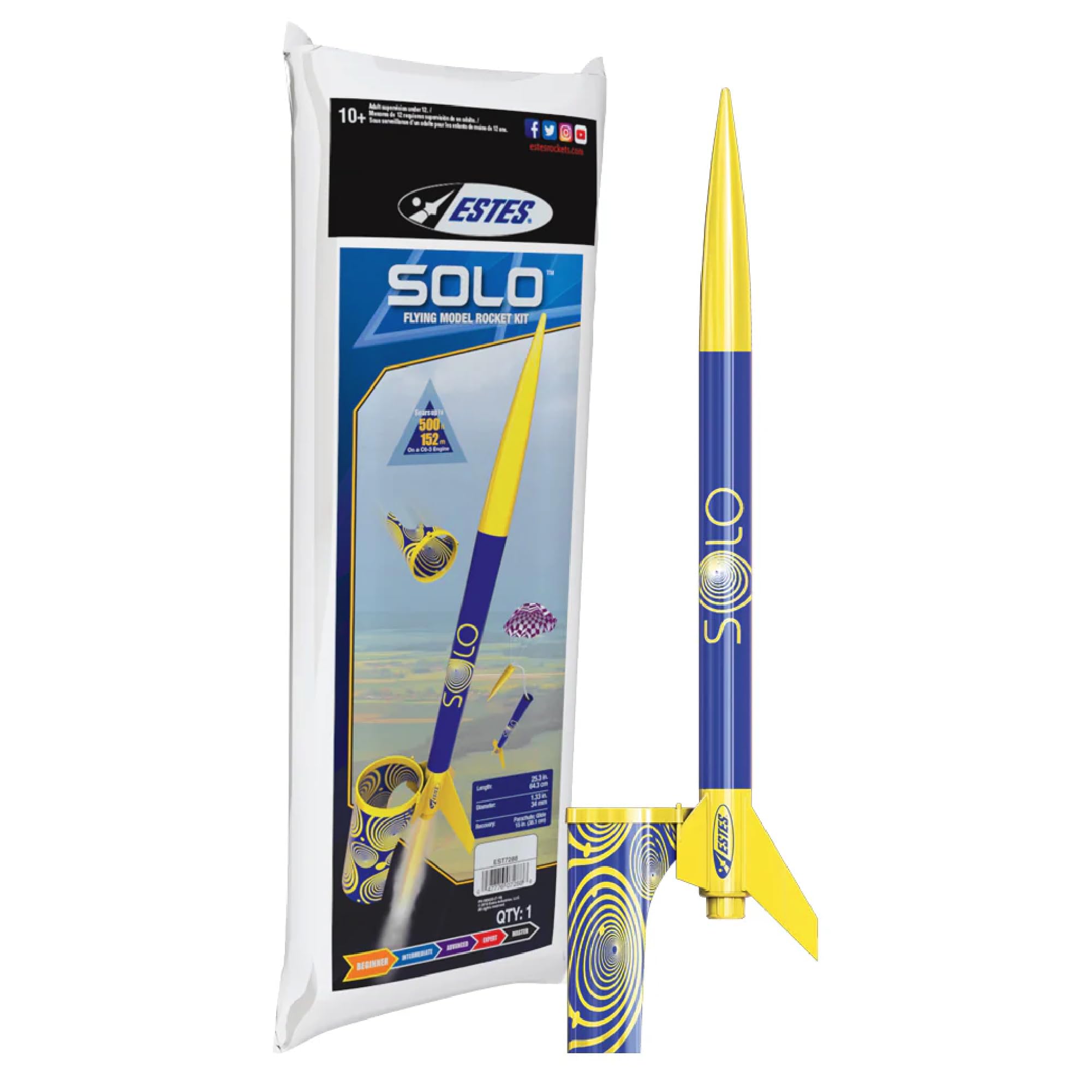 Amazon.co.jp: Estes 7288 ソロモデルロケットキット 初心者STEM