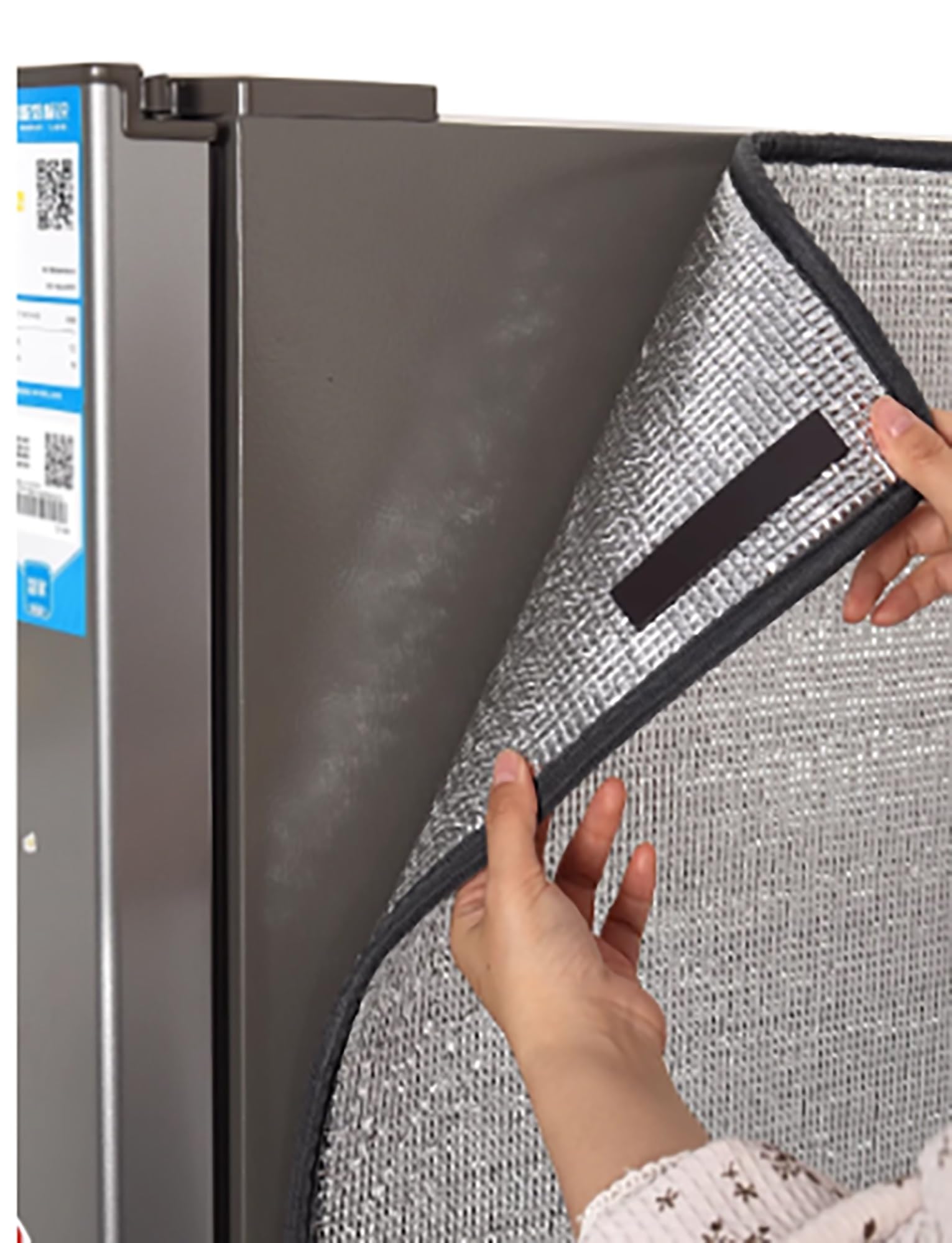 Osłona przeciwsłoneczna do lodówki z folii aluminiowej