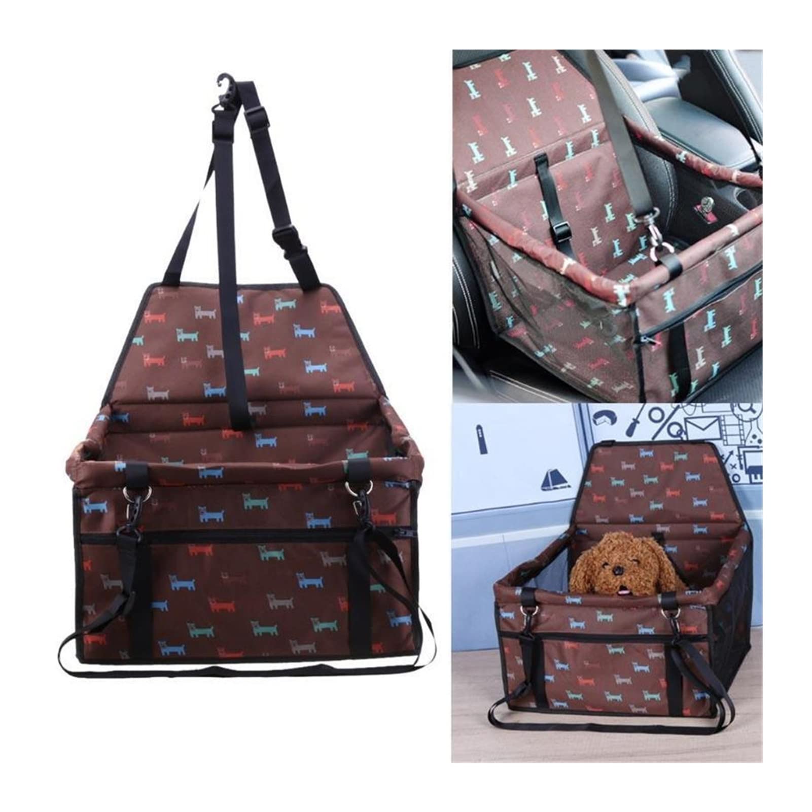 ochraniacz samochodowy Poduszka na tylne siedzenie samochodu nadaje się do pokrowca na siedzenie dla psa Puppy Cat Travel Protection Koc dla psa(04)