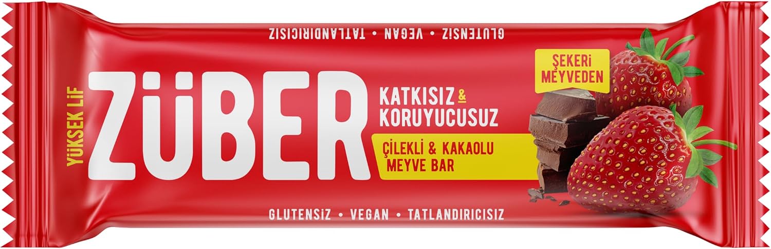 Züber Çilekli ve Kakaolu Meyve Tatlısı 40Gr