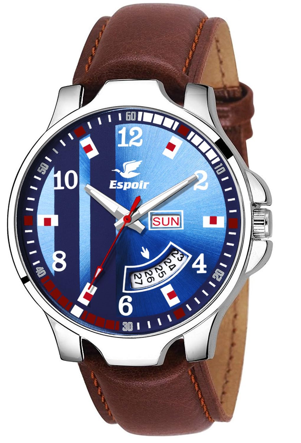 Emmanuel Analogue Blue Dial Day and Date Mens Boys Watch - BrockDex0507 (B0C8TVRQNH) Amazon Price History, Amazon Price Tracker