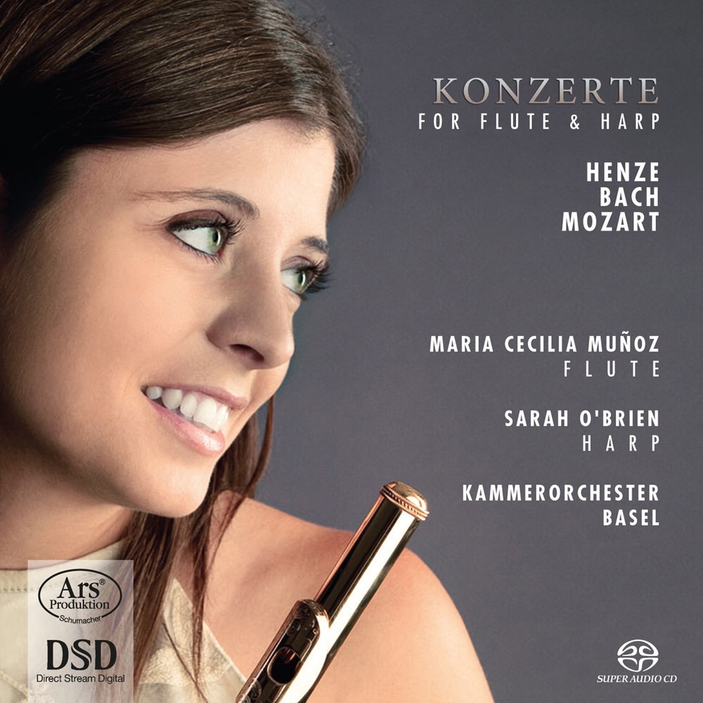 Henze/Bach/Mozart: Concertos for Flute and Harp