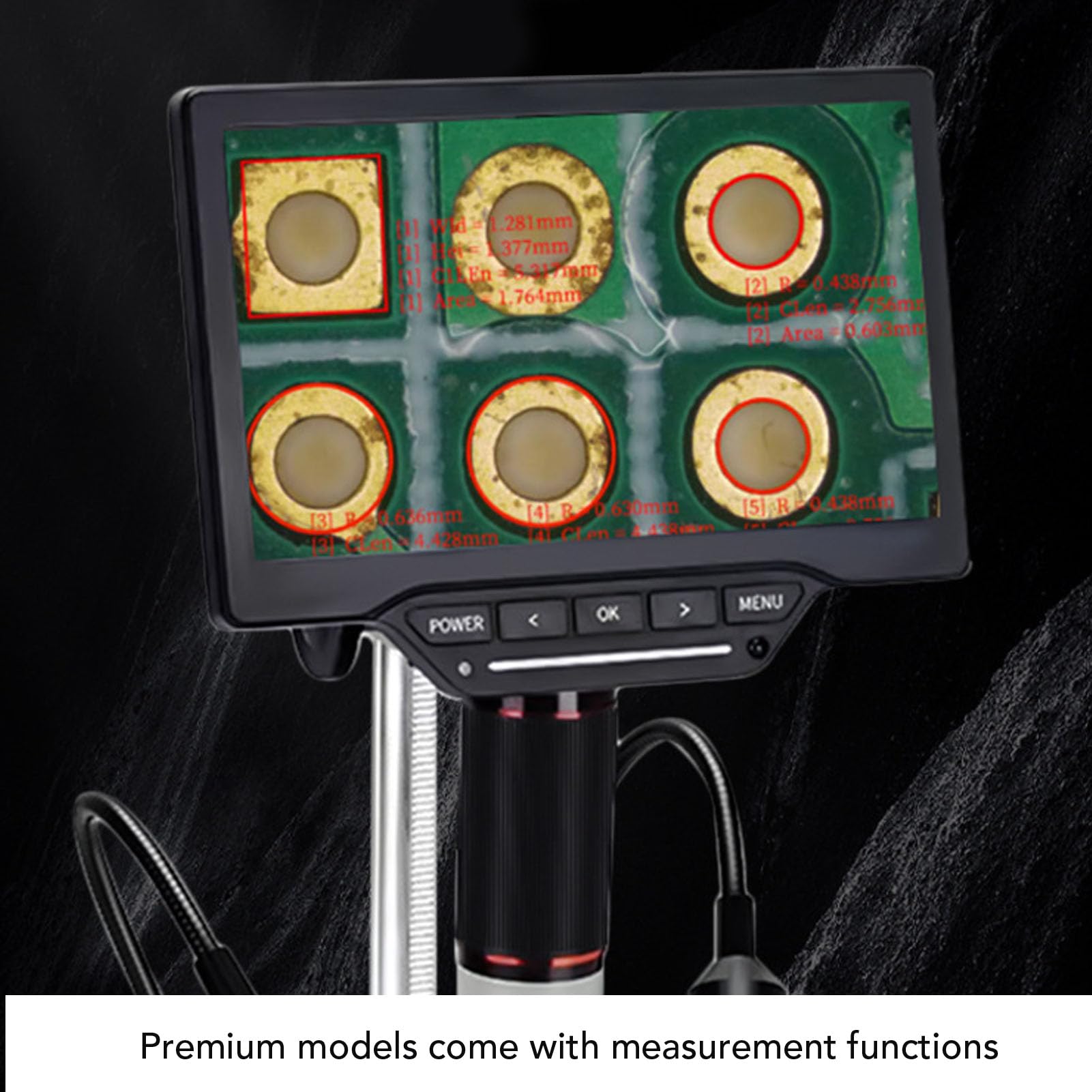 Microscopio Digital ElectróNico Led De 7 Pulgadas, Microscopio De Soldadura 1080p HD 528x, Kit De Microscopio BiolóGico, Microscopio BiolóGico Repaie ElectróNico