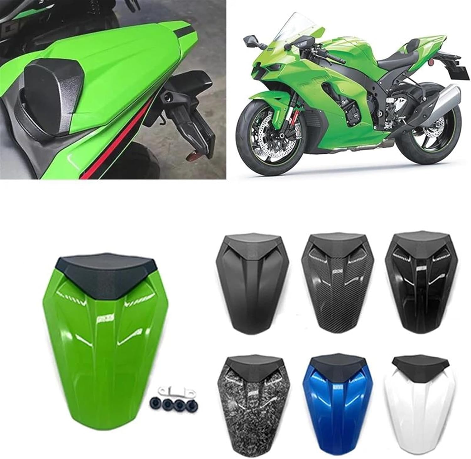 装飾用リアカバー オートバイ後部座席フェアリング リアハンプテール