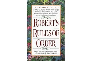 Parliamentary Procedure Simplified: Robert's Rules of Order