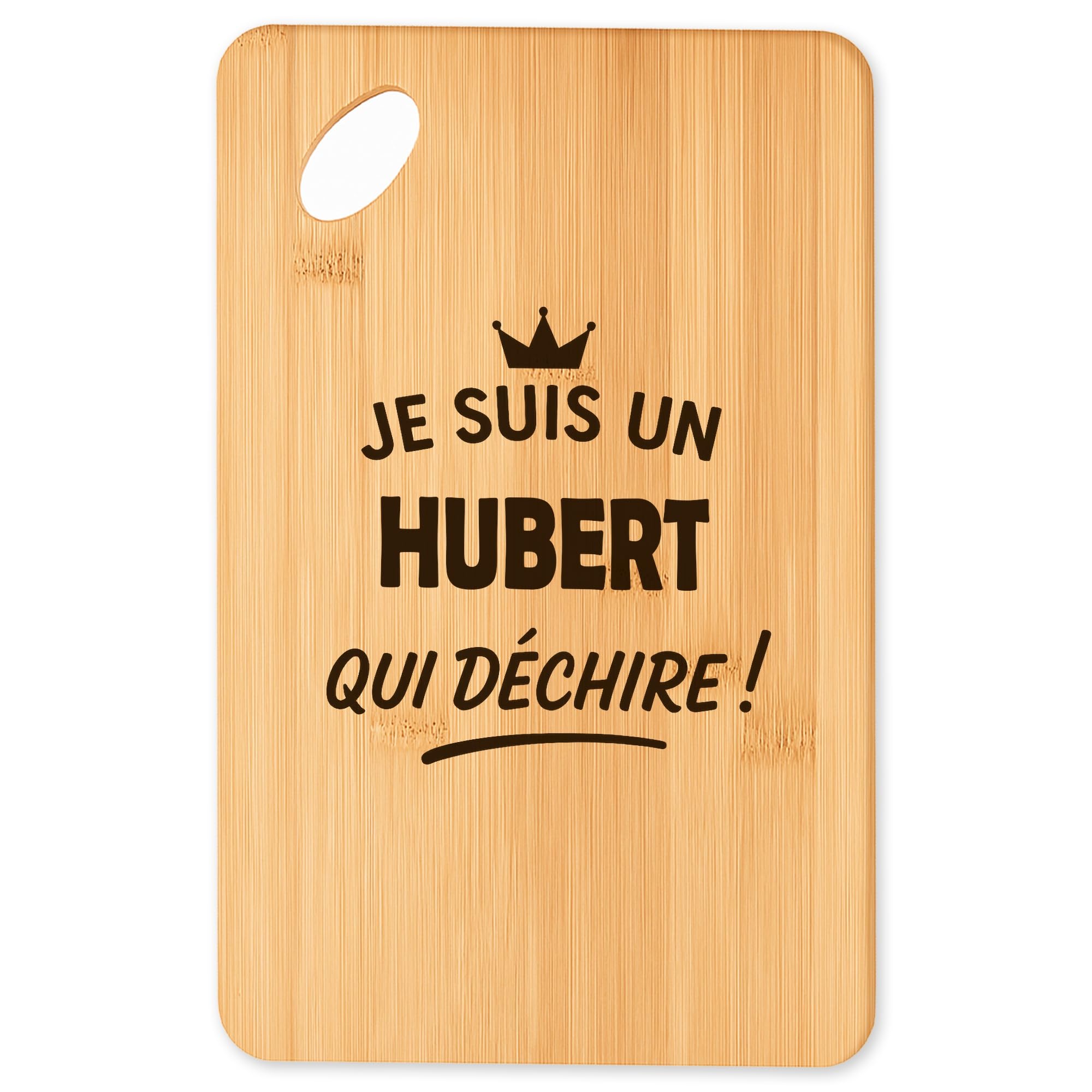 Planche à découper Hubert en bambou : le cadeau original de cuisine