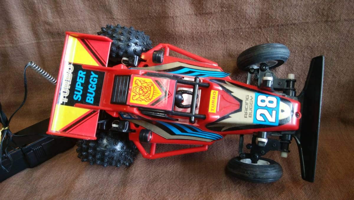 Amazon.co.jp: ジャンク レトロ 電動カー TURBO SUPER BUGGY ターボ 