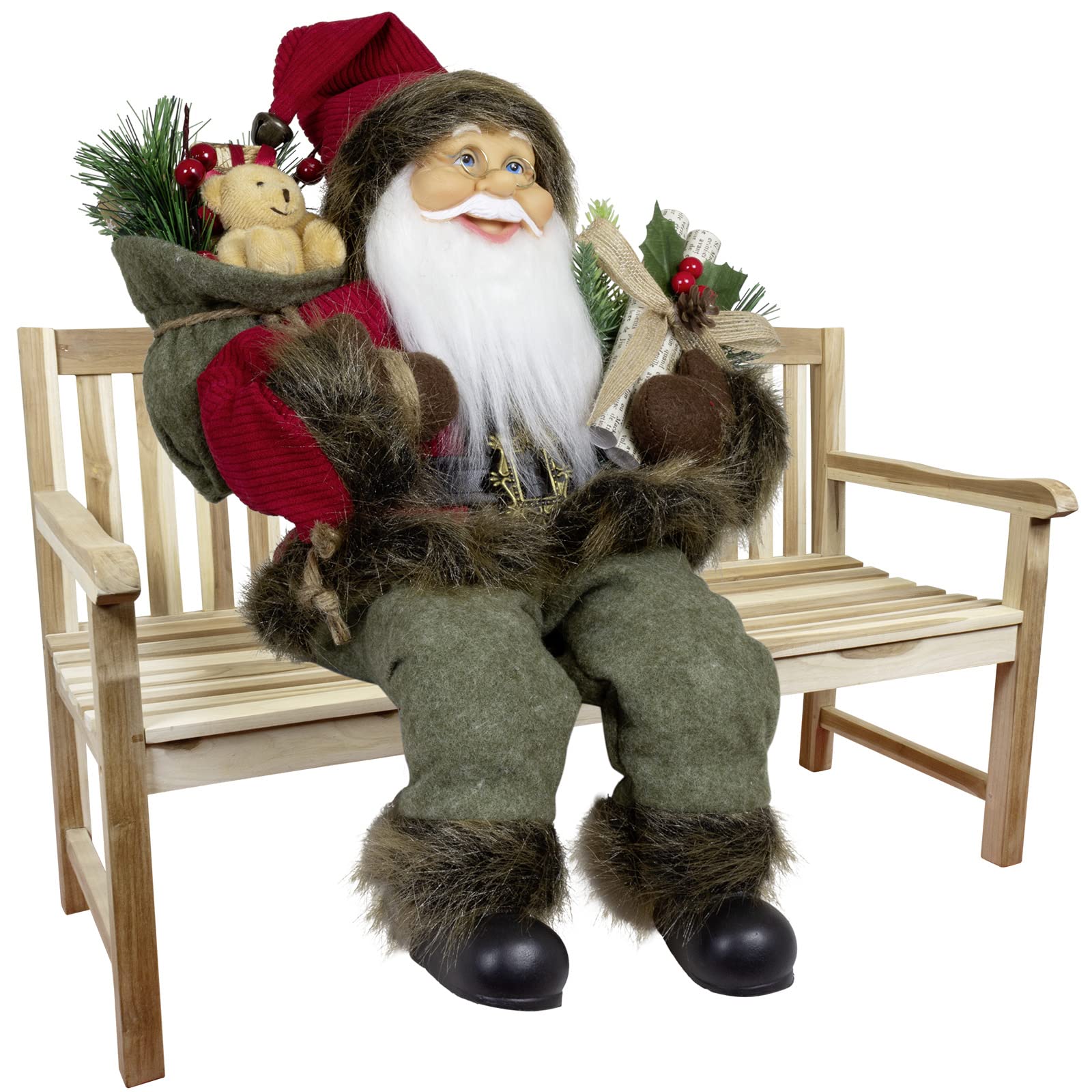 Weihnachtsmann 45cm Sander Kantenhocker Dekofigur Produktbild-Vorschau 5