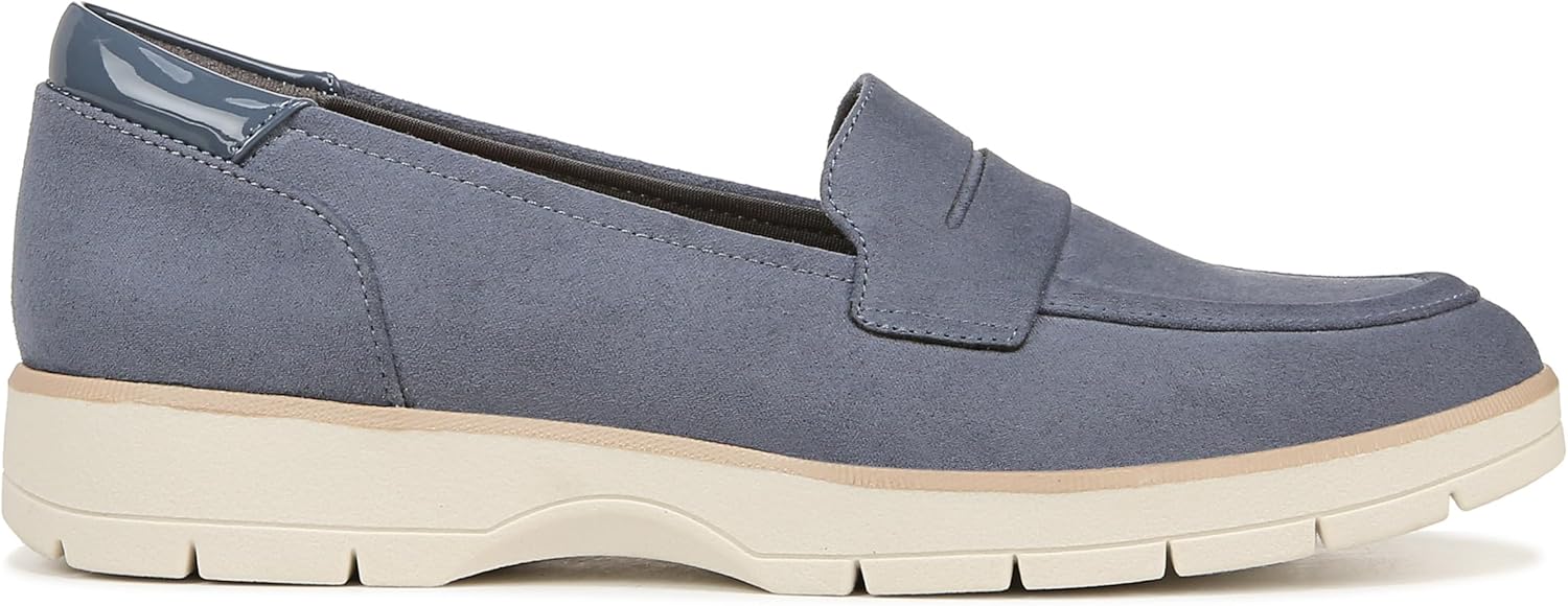 Dr. Scholl's Shoes Womens Nice Day Slip On Loafer Oxide Blue Microfiber 9 M - Image 6