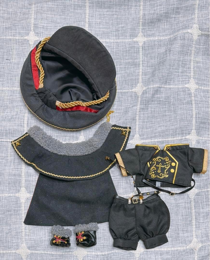 着せ替えぬいぐるみ 20cm 洋服 ぬい服 スーツ 紳士服 軍服 B
