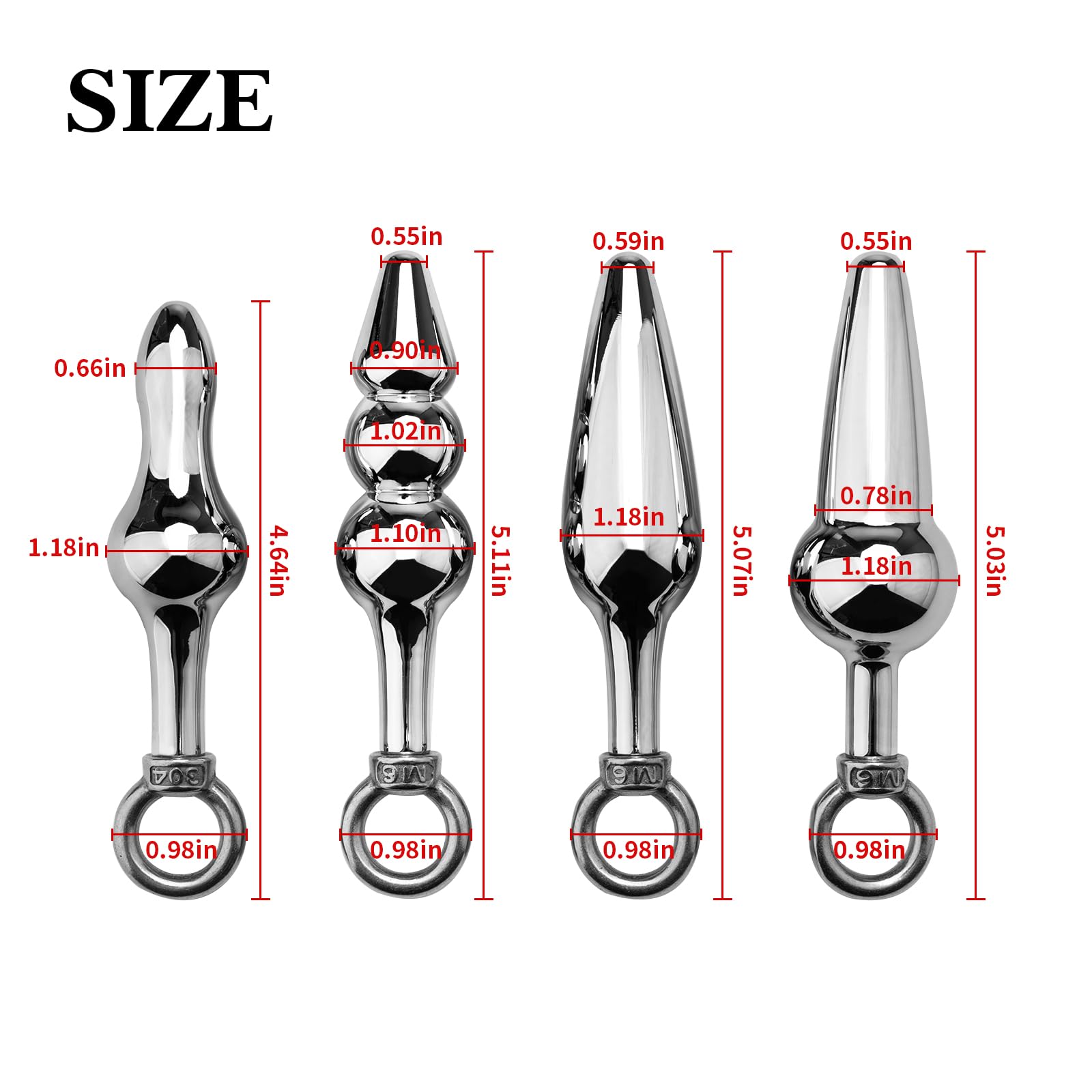 Amazon.com: Stainless Steel Anal Plug Butt Plug Anal Trainer with Ergonomic  Design |Waterproof, Beginner-Friendly Adult Toy for Enhanced Comfort :  Health & Household