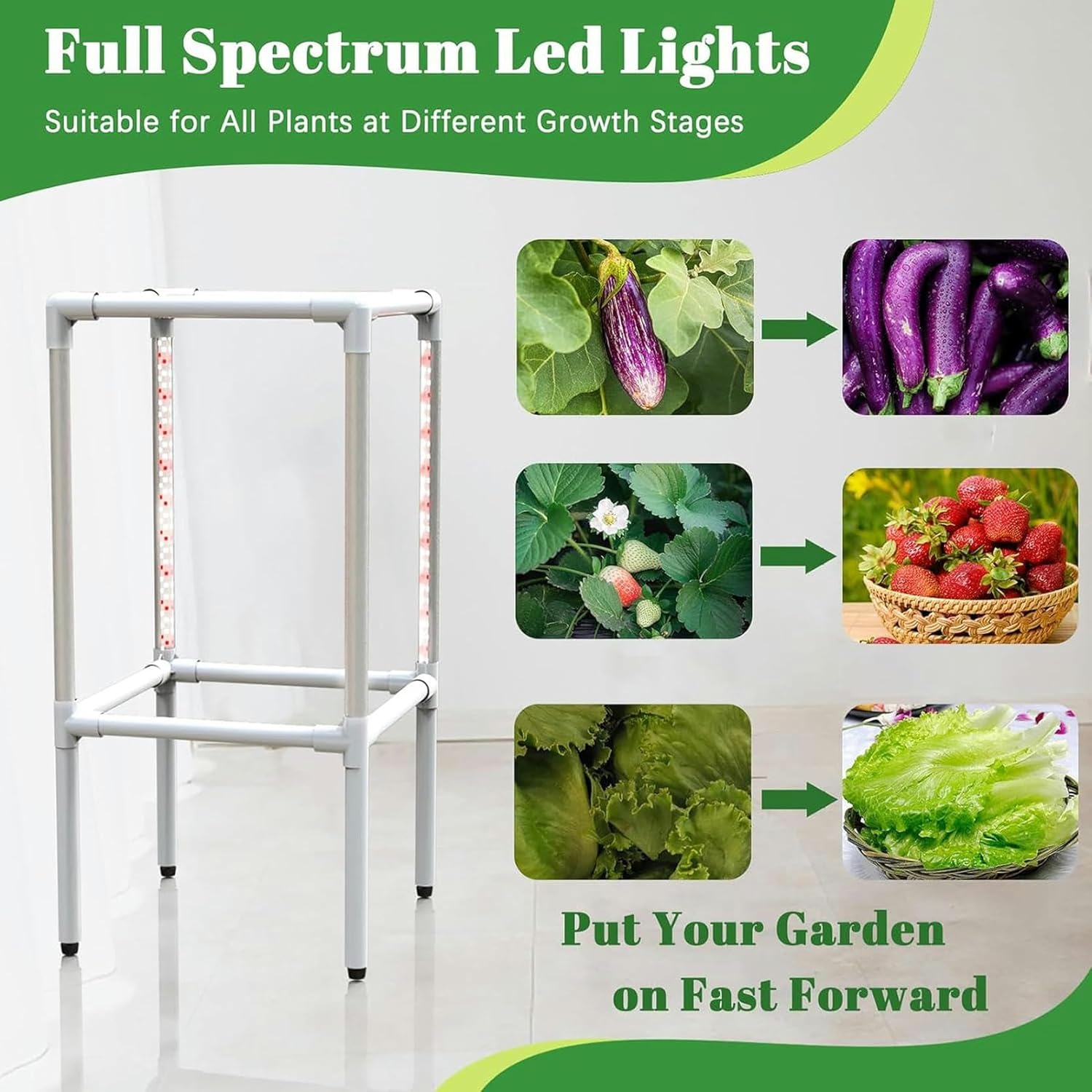 AMNOOL Hydroponics Growing System,18-Plant Hydroponics Tower Indoor Vertical Garden with LED Timing Grow Light,Nursery Germination Kit Including Water Level,Water Tank,Timer