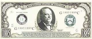 American Art Classics Set of 5 Bills-Grover Cleveland Million Dollar Bill